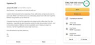 Joseph Lynskey's note of thanks on GoFundMe (Image via gofundme.com)